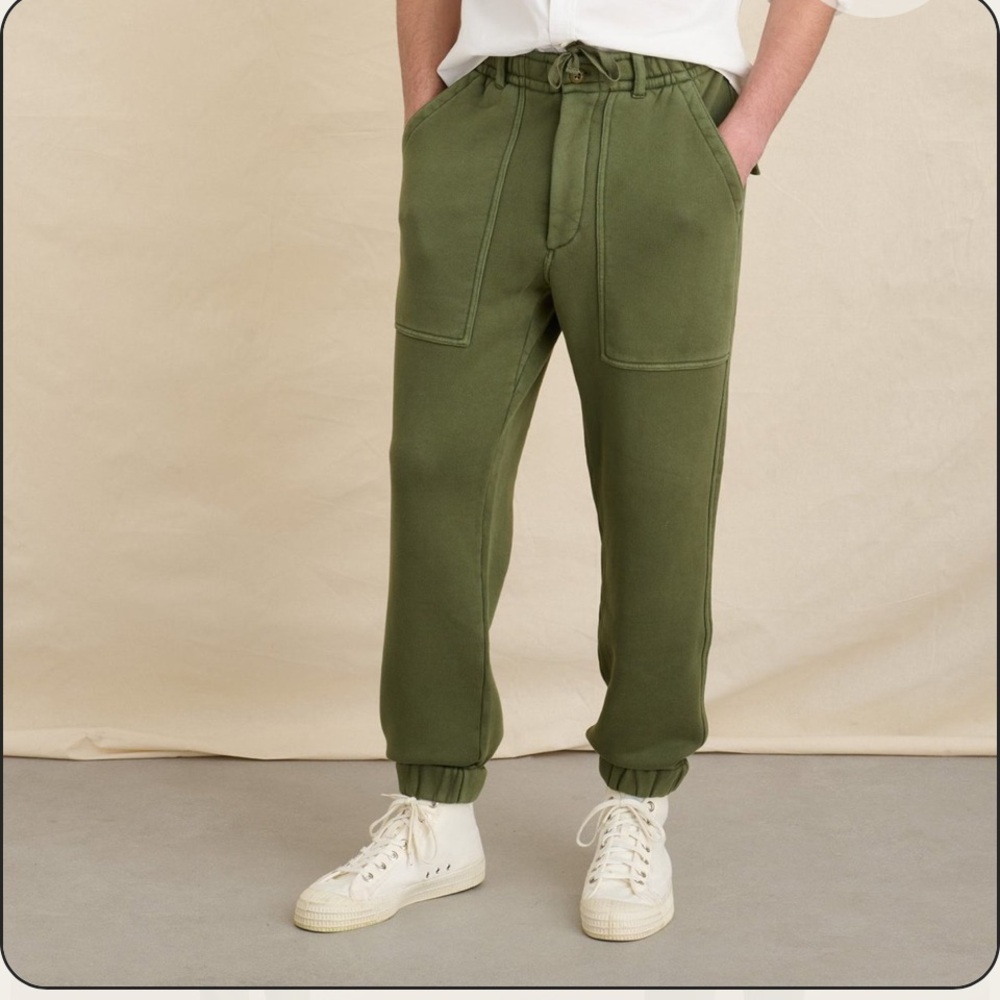 Alex Mill Field French Terry Sweatpant in Thyme